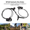 MEROCA M4 Bike Hydraulic Disc Brake 4 Piston Caliper MT420