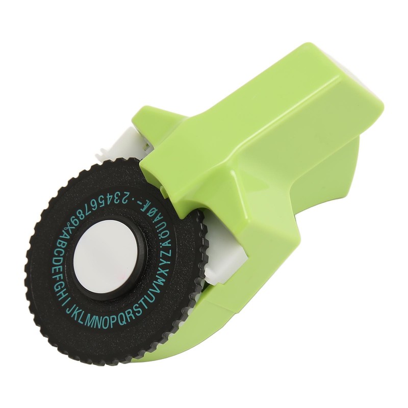 Embossing Label Maker Green Easy Operation Ergonomic Design Portable Label