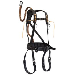 Muddy Hunting Tree Stand Safety Systems Lightweight Padded Nylon Quick-Release Safeguard Harness, Small/Medium