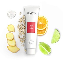 MAVEX Foot Cream with Warming Effect for Cold Feet, Warming Foot Cream, 100 ml