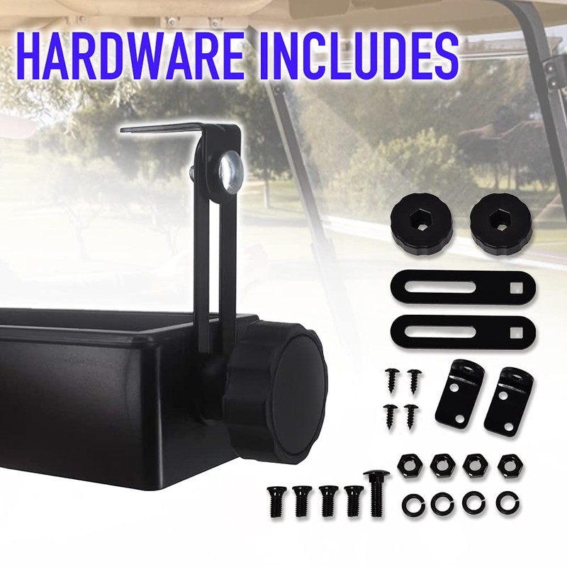 GRAND ORANGE 5 Panel Universal Wink Mirror for Golf Carts