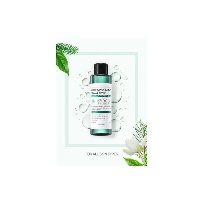 Loción 30 Days Miracle Toner Some by Mi de 150mL
