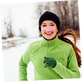 Ipetboom 2pcs Nose Warmer Wool Weaving Mask Hand Made Breathable Nasal for Cold Weather Activities Unisex Pink Keep Your Nose Warm and Safe From Pollution and Wind