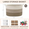 Greadsoel Storage Basket Laundry Hamper Baby Toy Woven Storage Cotton