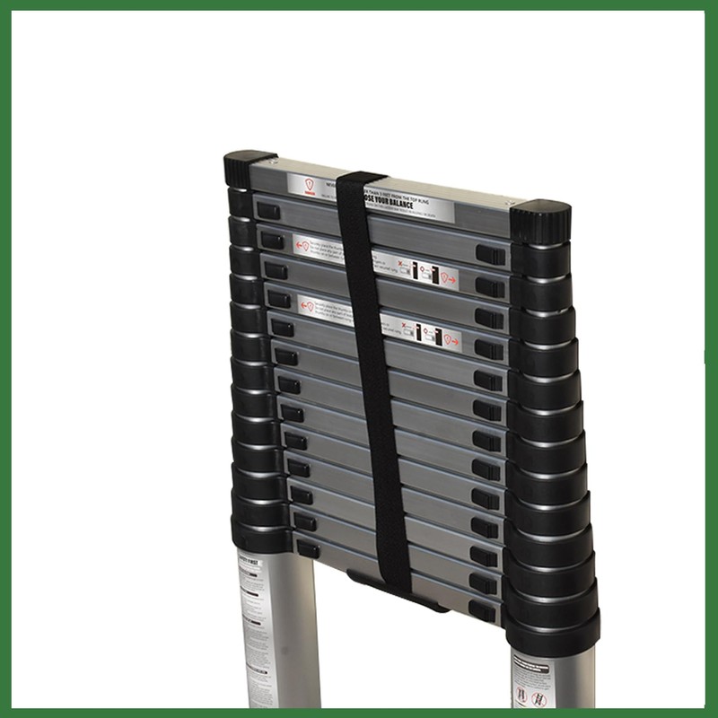 14.5 Ft Telescoping Extension Ladder Folding Telescopic Aluminum Ladders Collapsible