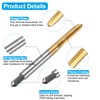 sourcing map Tap and Drill Bit Set, 1pcs 10-24 UNC