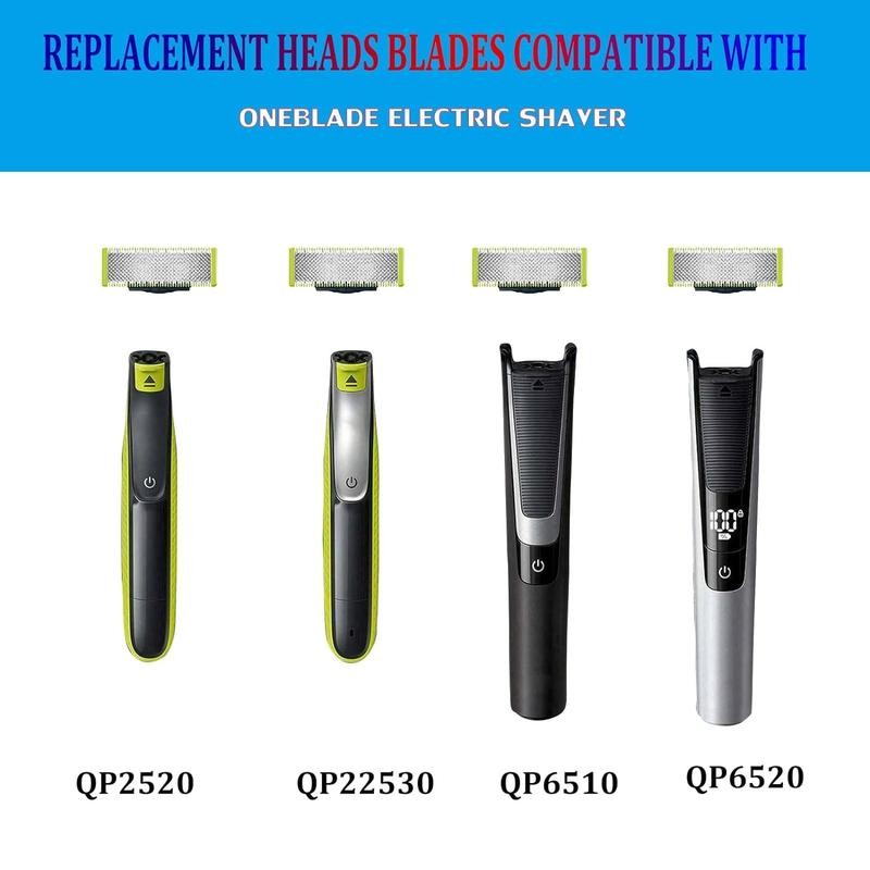 3 Replacement Blades Compatible with Phillips Norellco One 1 Blade,