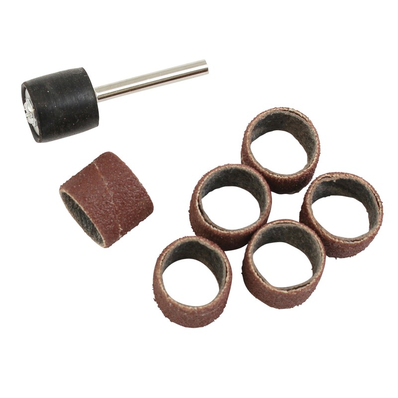 Dekton 7-Piece 1/2" Drum Sanding Set | Versatile Sanding Solution