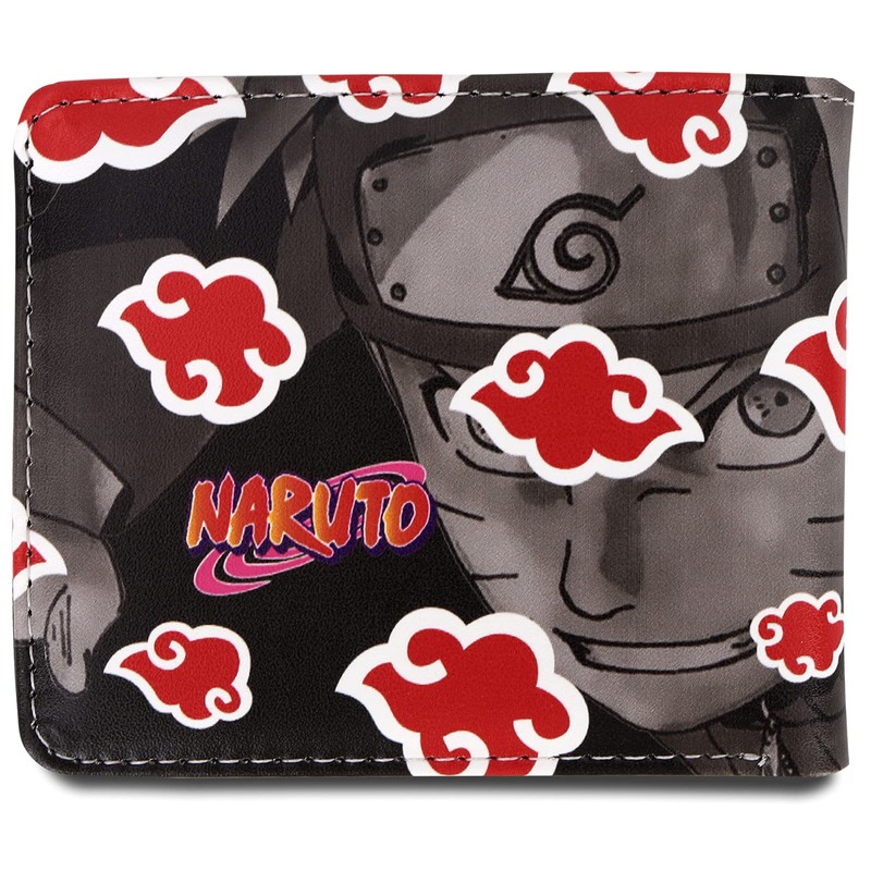 Roffatide Anime Wallets for Naruto Akatsuki Red Cloud Uzumaki Naruto