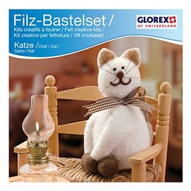 Glorex GmbH Creative felt kit, cat, 14 x 7