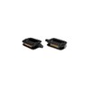 1 pair of bicycle pedals with side reflectors for right
