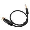 XLR to 6.35mm Cable Female to Male Gold Plated XLR