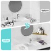 Qeke Bathroom Corner Shelf, Recessed 12" Shower Shelf Caddy, SUS304