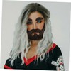 FOMIYES 1 Set Beard Dress up Balm Beards Bushy Fake