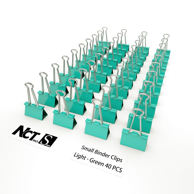 Nctinystore Binder Clips Small Metal Clamp 0.75 inch / 19