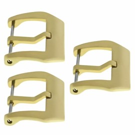 Ewatchparts 3-26mm BRonze Pre-V Screw-In Pam Strap Rubber Band Buckle Compatible With 47mm Panerai GMT