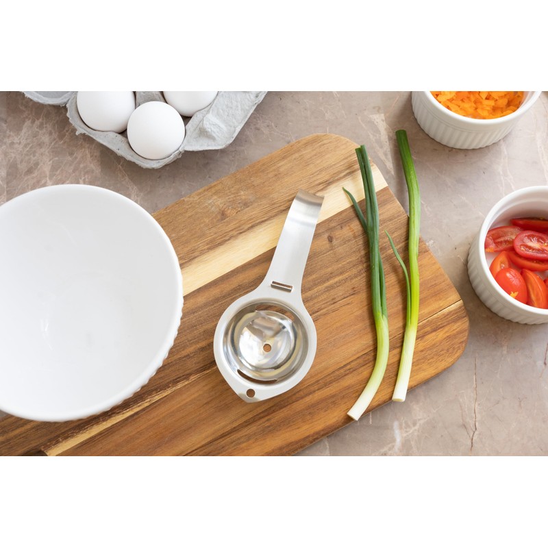 Fox Run Stainless Steel Egg Yolk Separator For Raw Eggs,