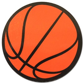 Novel Merk Basketball Circle Teacher Decorations Small Refrigerator Magnet Set Miniature Design (12 Pieces)