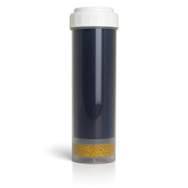 LiquaGen 2.5" x 10" KDF 55 + Coconut Shell Carbon Filter Cartridge – Removes Chlorine, Odor & Taste – Standard Size Replacement for Whole House & Under Sink Water Filtration Systems