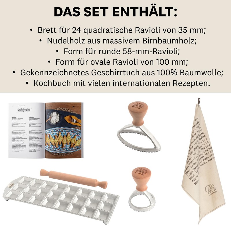 MARCATO Ravioli Like a Pro, BP-RAV-DIS, Neutral