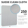 100 PCS Microfiber Cleaning Cloths (100PCS/Grey)