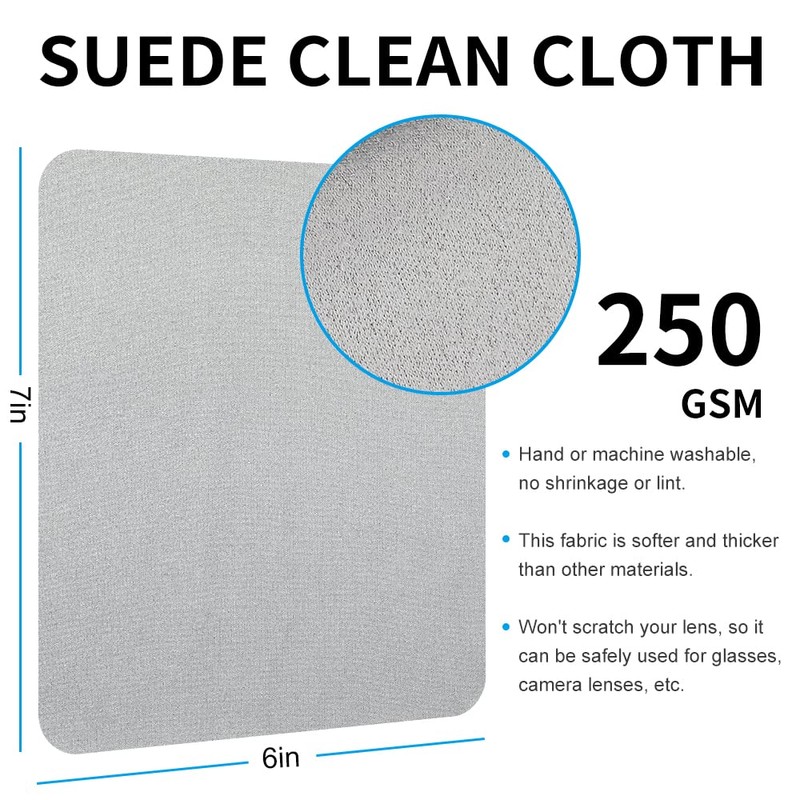 100 PCS Microfiber Cleaning Cloths (100PCS/Grey)