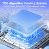 Mobile Phone Cooler Multifunctional Magnetic Semiconductor 3 Levels Adjustable 5500rpm