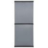 vidaXL Outdoor Garden Storage Cabinet - Compact Gray&Black PVC Design