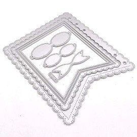 KSCRAFT Bunting Banner Planner Page Die Metal Cutting Dies Stencils for DIY Scrapbooking/Photo Album Decorative Embossing DIY Paper Cards