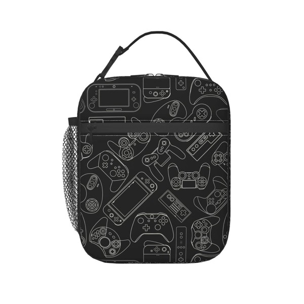Gbuzozie - Bolsa de almuerzo con control de videojuegos, portátil,