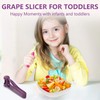 Luvan Grape Cutter for Toddlers Babies, Grape Tomatoes Cherries Strawberry