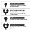 Falafale Massager Heads Massage Gun Soft Heads Replacement 4 Pack