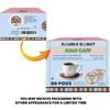 Double Donut Coffee Half Caff Coffee Pods, Single Serve Half