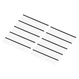 PATIKIL Pack of 10 DIP Pin Headers Single Row 40P 20mm Length Copper Plated for PCB