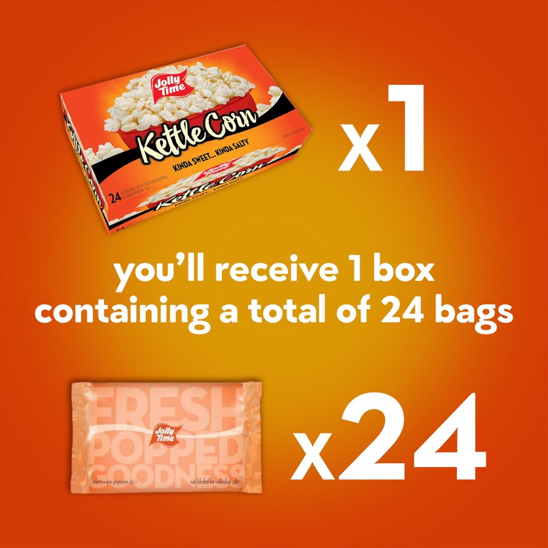 Jolly Time Value Pack Kettle Corn Festival Fun Microwave Kettle