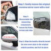JESYMBX For Toyota Camry V70 8th 2018-2021 Rearview Mirror Cover