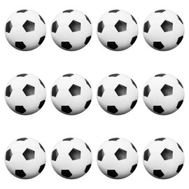Mebix TRD Set De 12 Pelotas para futbolito de Mesa Balón Clásico De 36mm