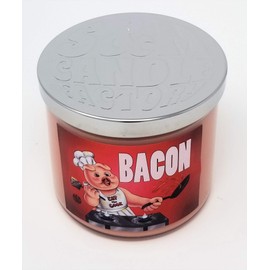 S&M Candle Factory Bacon Candle ~ 14.5oz 3 Wick Scented Soy Wax Candle ~ 80hr Burn Time!!! ~ Made in USA