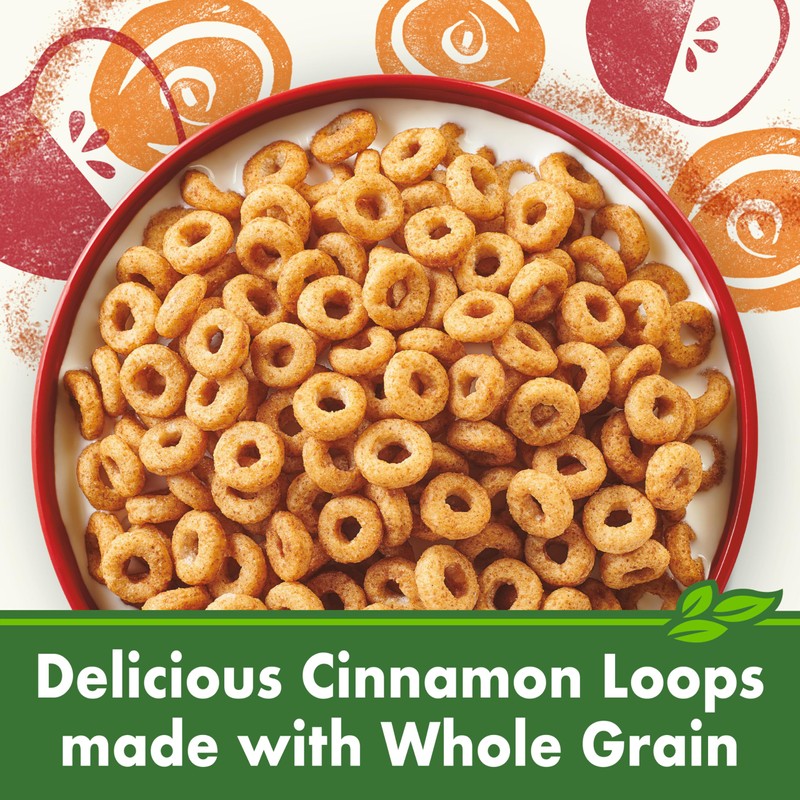 Cascadian Farm Organic Cinnamon Apple Cereal, No Added Sugar, Made