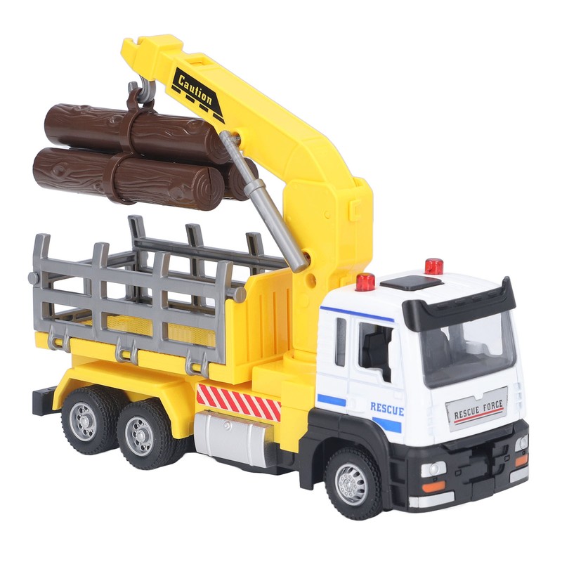 Logging Truck Toy 1:32 Log Vehicle Model with Light Music