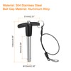 QUARKZMAN T Handle Ball Lock Bolt 1 Piece 10 mm