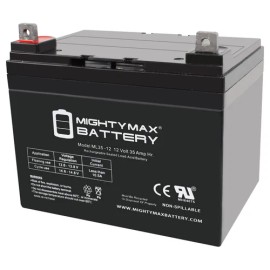 Mighty Max 12V 35AH SLA Battery for GOAL ZERO YETI 400 SOLAR GENERATOR