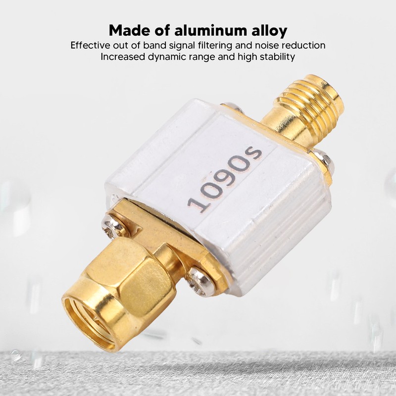 1090MHz Bandpass Filter 50Ohms Impedance Aluminum Alloy SAW Bandpass Filter