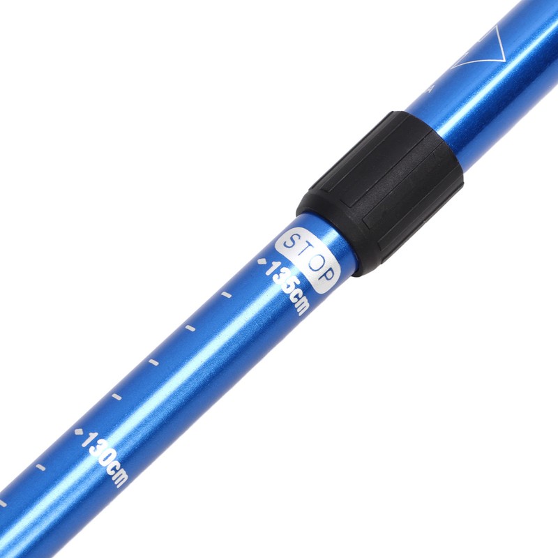 Outdoor Hiking Cane 3 Section Telescopic Walking Cane Adjustable Height