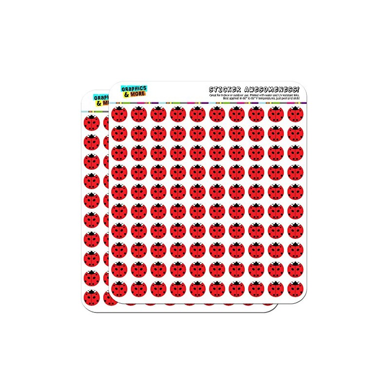 Lady Bug Ladybug Insect 1/2" (0.5") Planner Calendar Scrapbooking Crafting