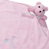 Zanies Snuggle Bear Blanket Dog Toys, Pink
