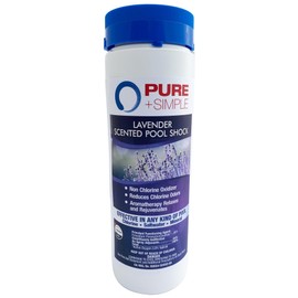 Pure and Simple Lavender Scented Non-Chlorine Pool Shock: Enhance Your Pool Water While Infusing It with Relaxing Fragrance—Perfect for All Pools, Including Saltwater - 2lb