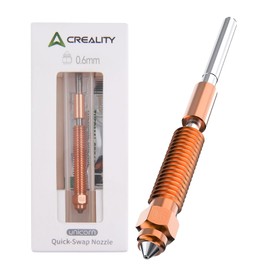 Creality K1C/Ender 3 V3 Plus Noozle 0.6mm, Unicorn Quick-Swap Nozzle with Titanium Alloy Heat Break, Copper Alloy and Hardened Steel for K1C/Ender 3 V3/Ender 3 V3 Plus/K1 SE/K1 Max 3D Printer