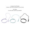 3PCS Eyelash Extension Tweezers Holders Bracelet Silicone Ring Tweezers Protector