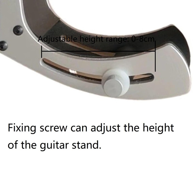 TUOREN Electric Guitar Rest Guitar Foot Stool Adjustable Professional Electric